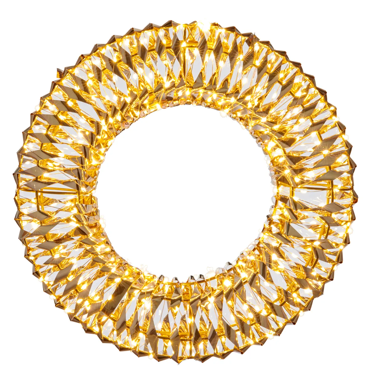 Dekokranz - D ca. 38 cm, Goldfarben