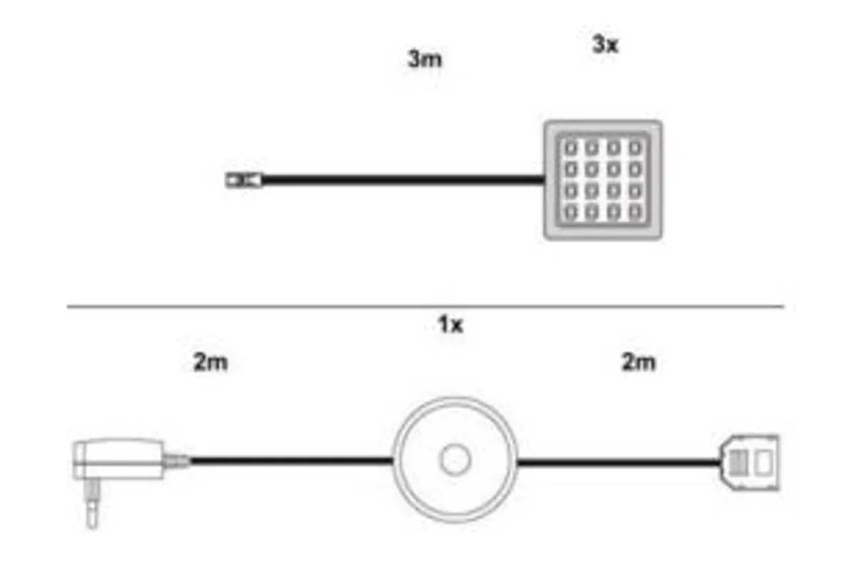 LED-Unterbauleuchte - 3er Set