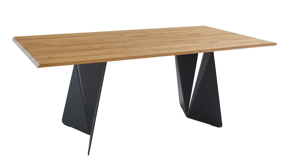 Esstisch Cinque Passi - LB ca. 240x95 cm, Asteiche massiv natur