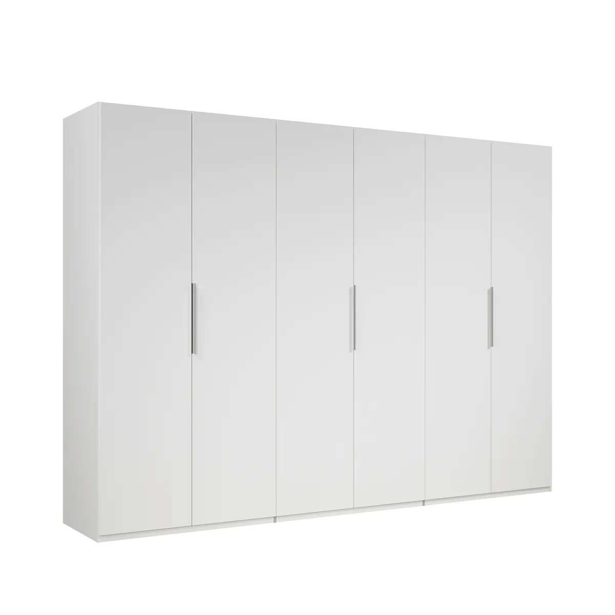 Drehtürenschrank- B ca. 300 cm, Weiß