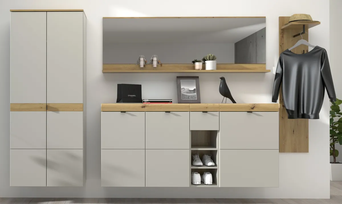 Garderobe - Kaschmir, Artisan Eiche Nachbildung