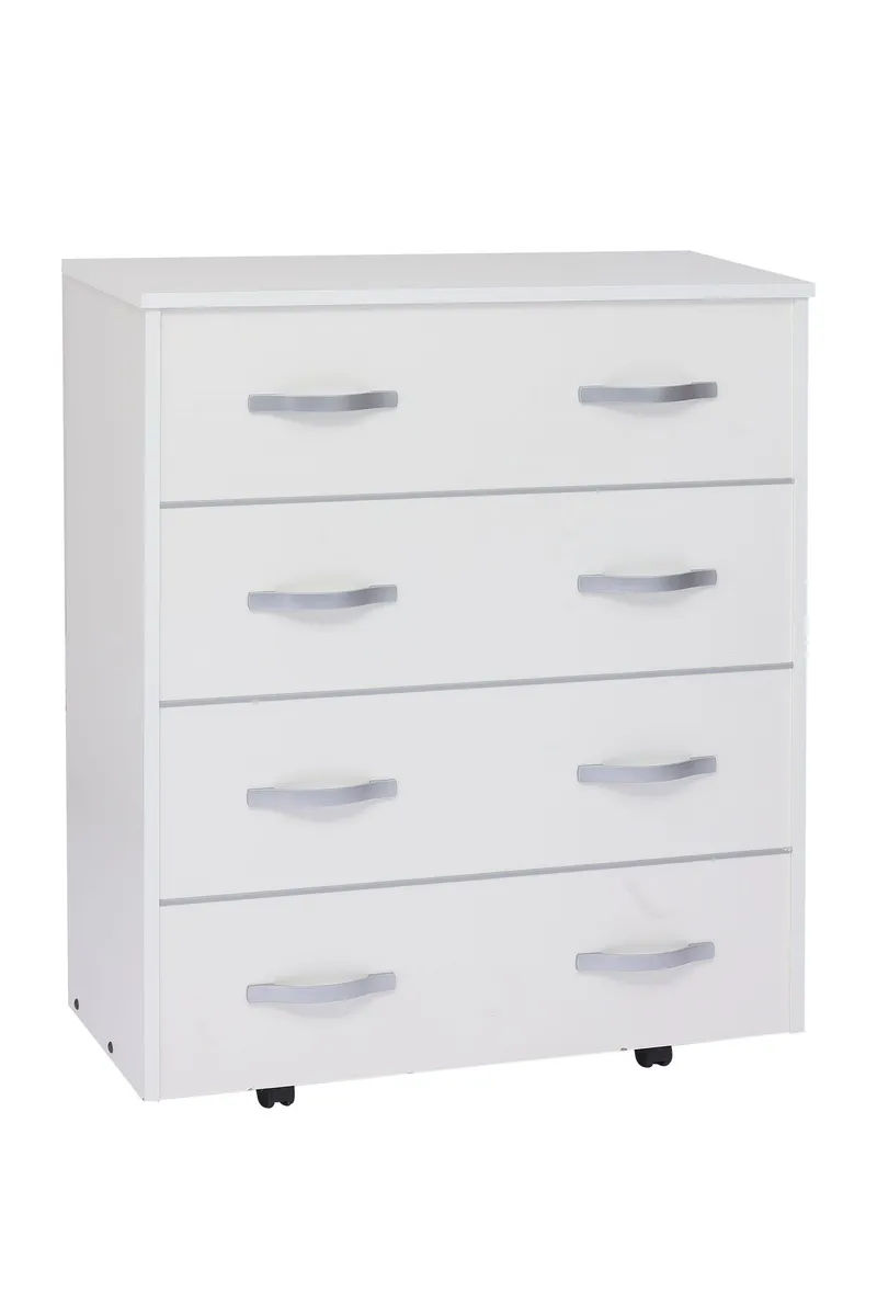 Verwandlungsklappbett mit Schrank - Liegefläche ca. 80x190 cm, Blau, Alufarben