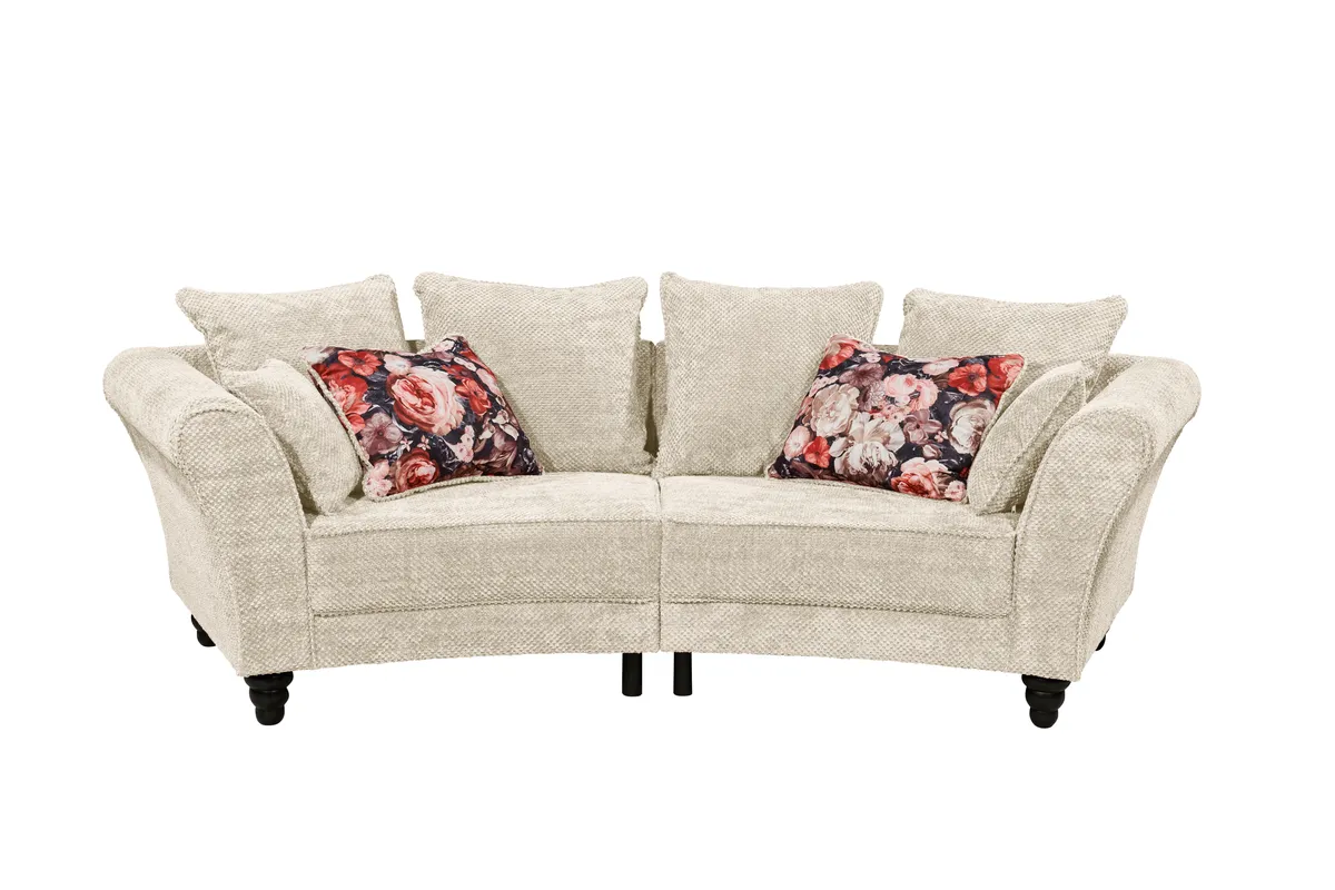 Sofa - 3-Sitzer, Stoff, Beige