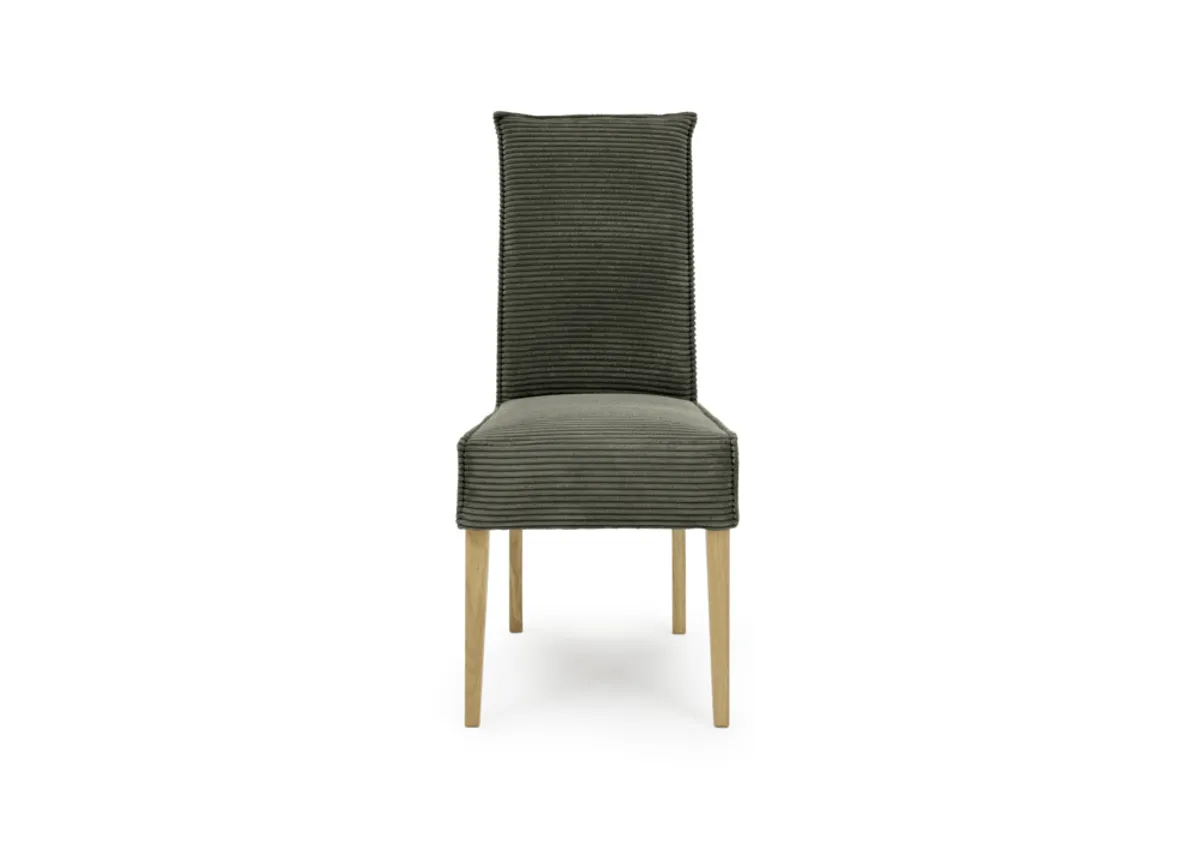 Stuhl SITTING TOGETHER_K- Stoff, Olive, Eiche Natur
