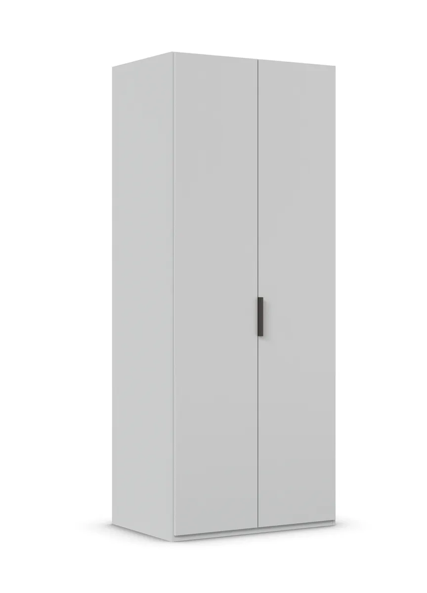 Drehtürenschrank ROVERO- B ca. 91 cm, Hellgrau