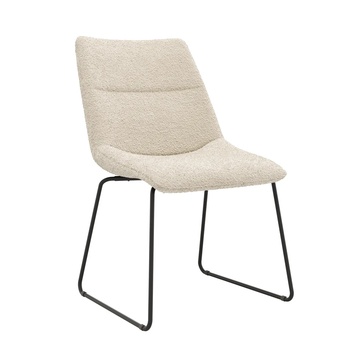 Stuhl Maluhia - Stoff, Beige
