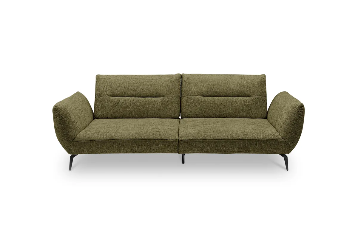 Megasofa PAYTON - 3-Sitzer, Stoff, Moos
