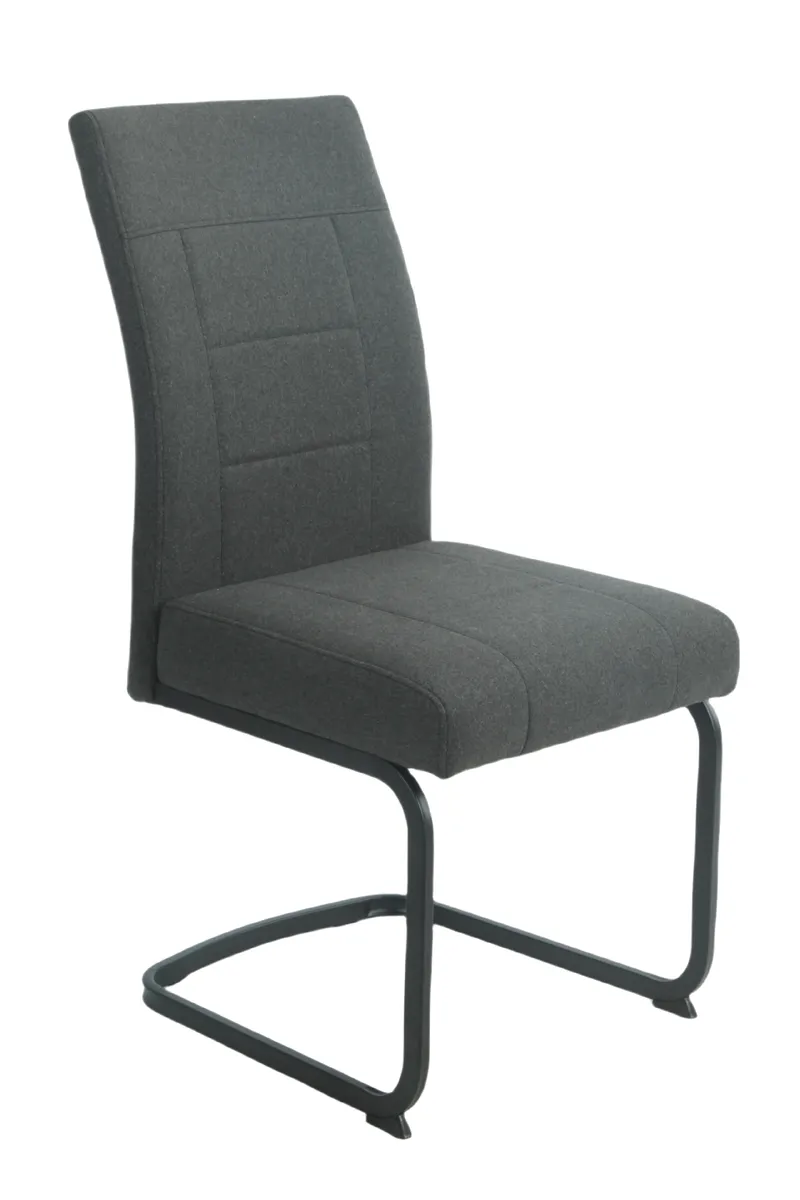 Freischwinger - Webstoff, Anthrazit