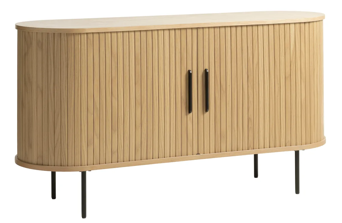 Sideboard - B ca. 140 cm, Eiche Furnier, Natur