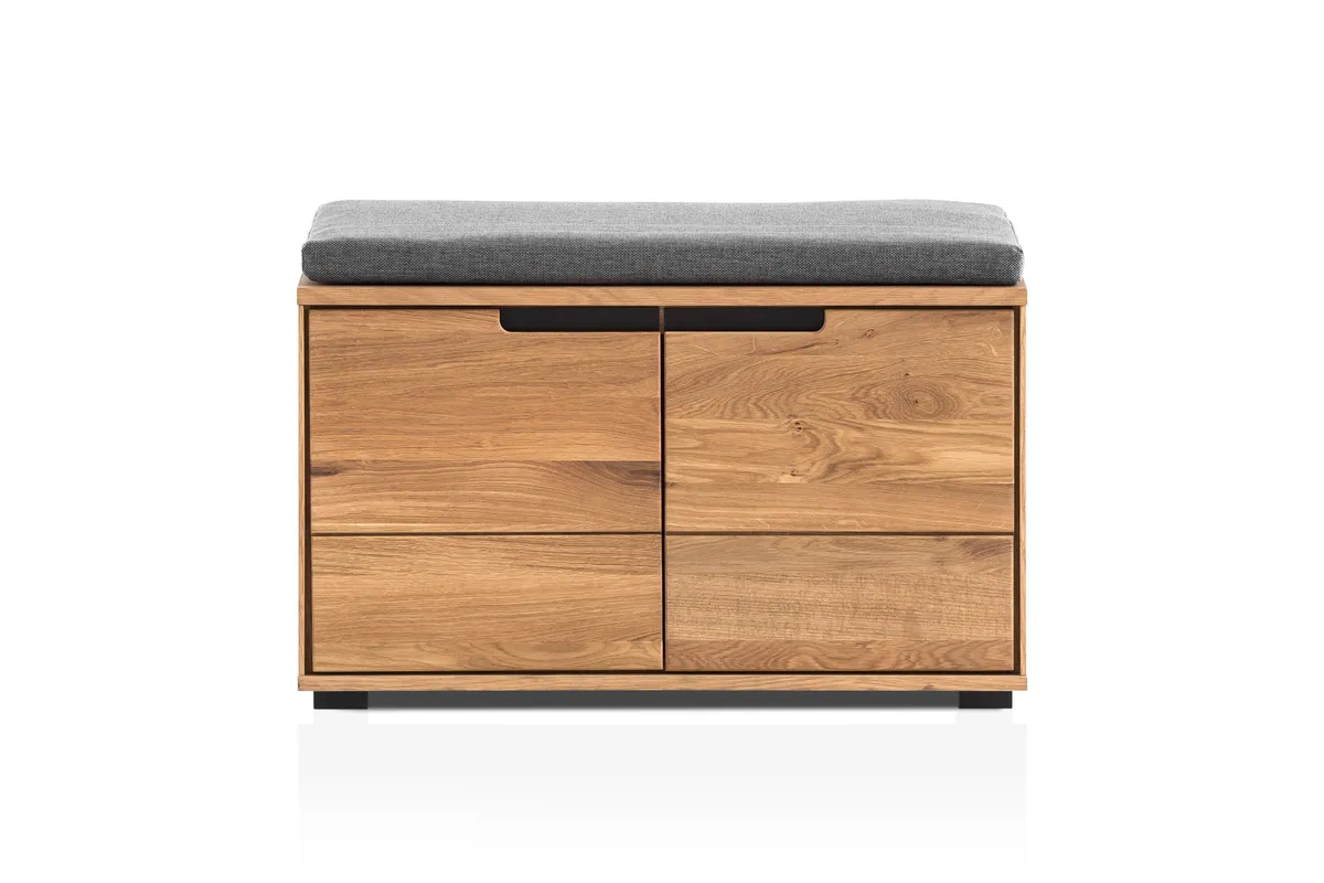 Garderobenbank- Eiche, Massiv