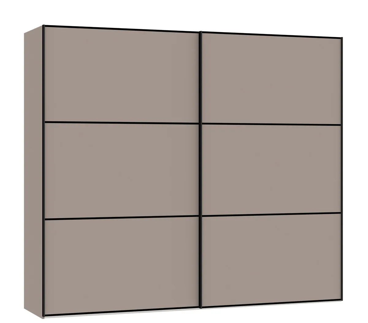 Schwebetürenschrank JOIN IT- B ca. 252 cm, Nougat