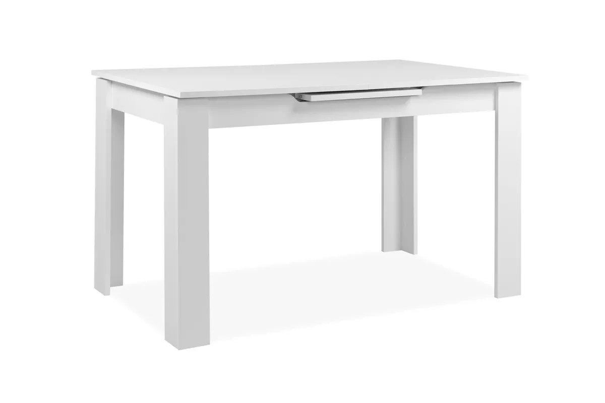 Esstisch - ausziehbar, LB ca. 125x80 cm, Weiß
