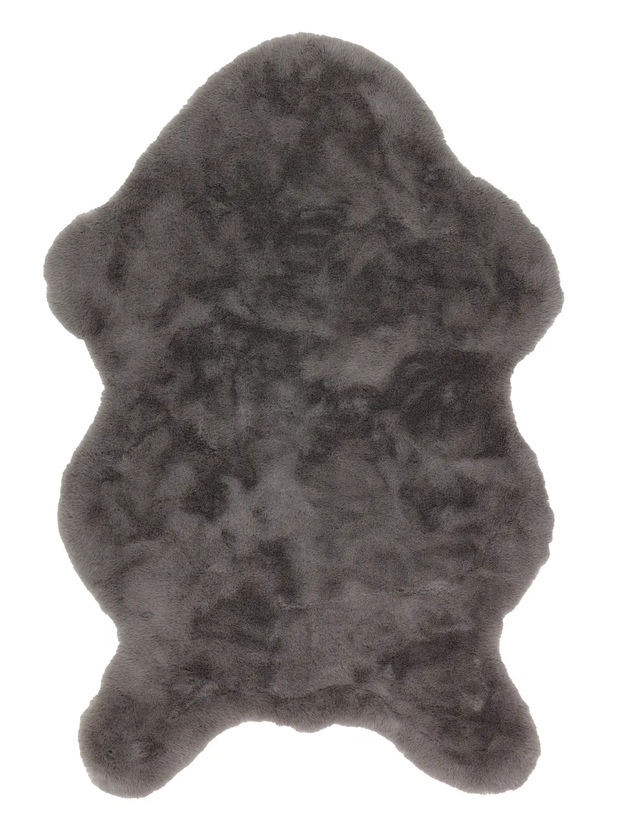 Kunstfell - B/L ca. 60x90 cm - Grau
