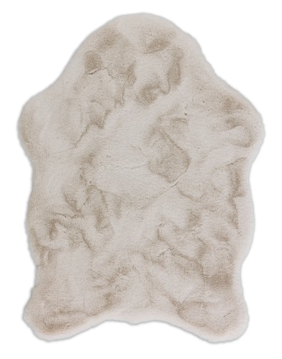 Kunstfell - BL ca. 60x90 cm - Creme