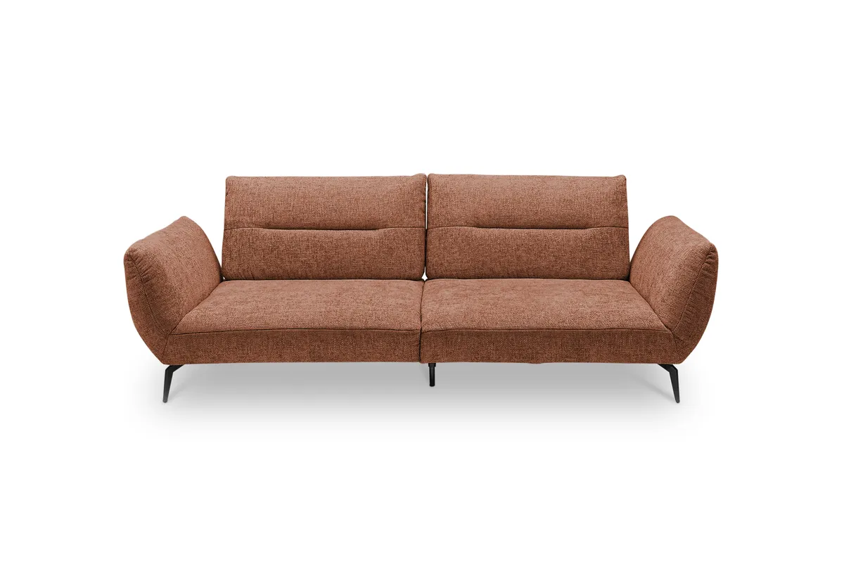 Megasofa PAYTON - 3-Sitzer, Stoff, Orange