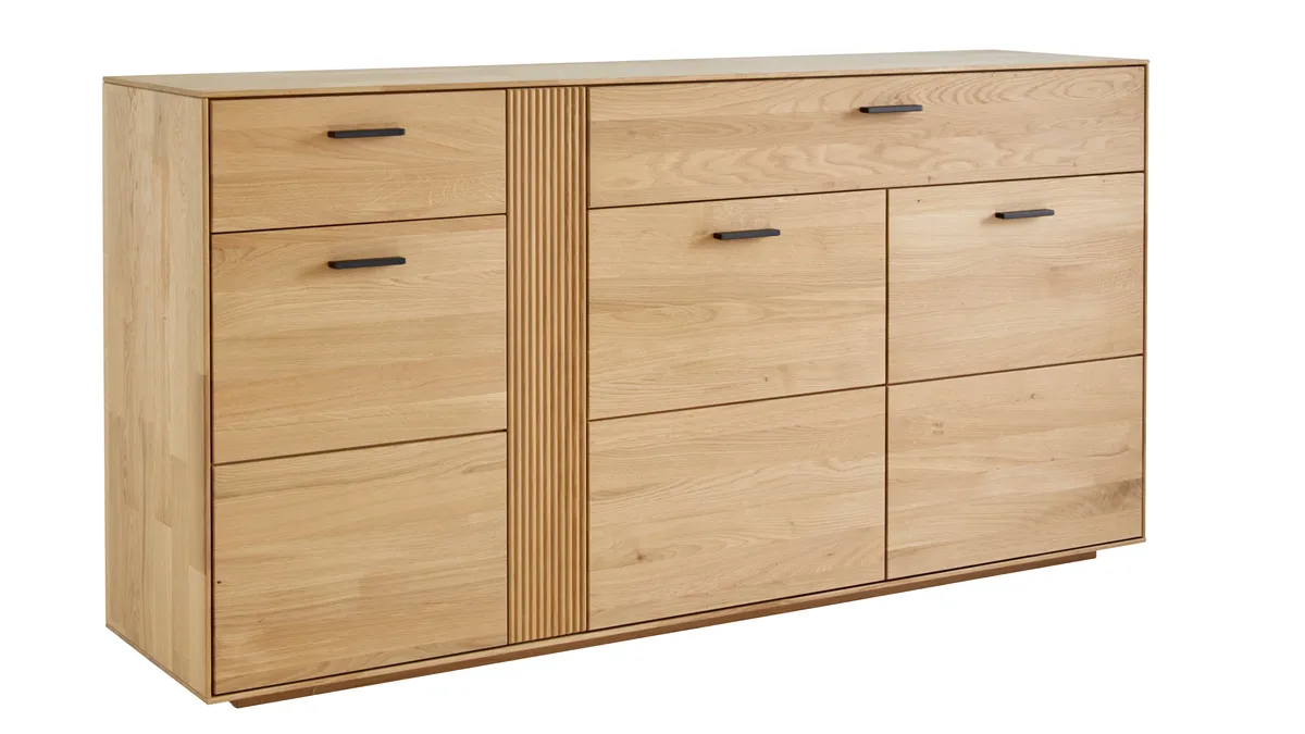 Sideboard Estana - Eiche massiv, legno