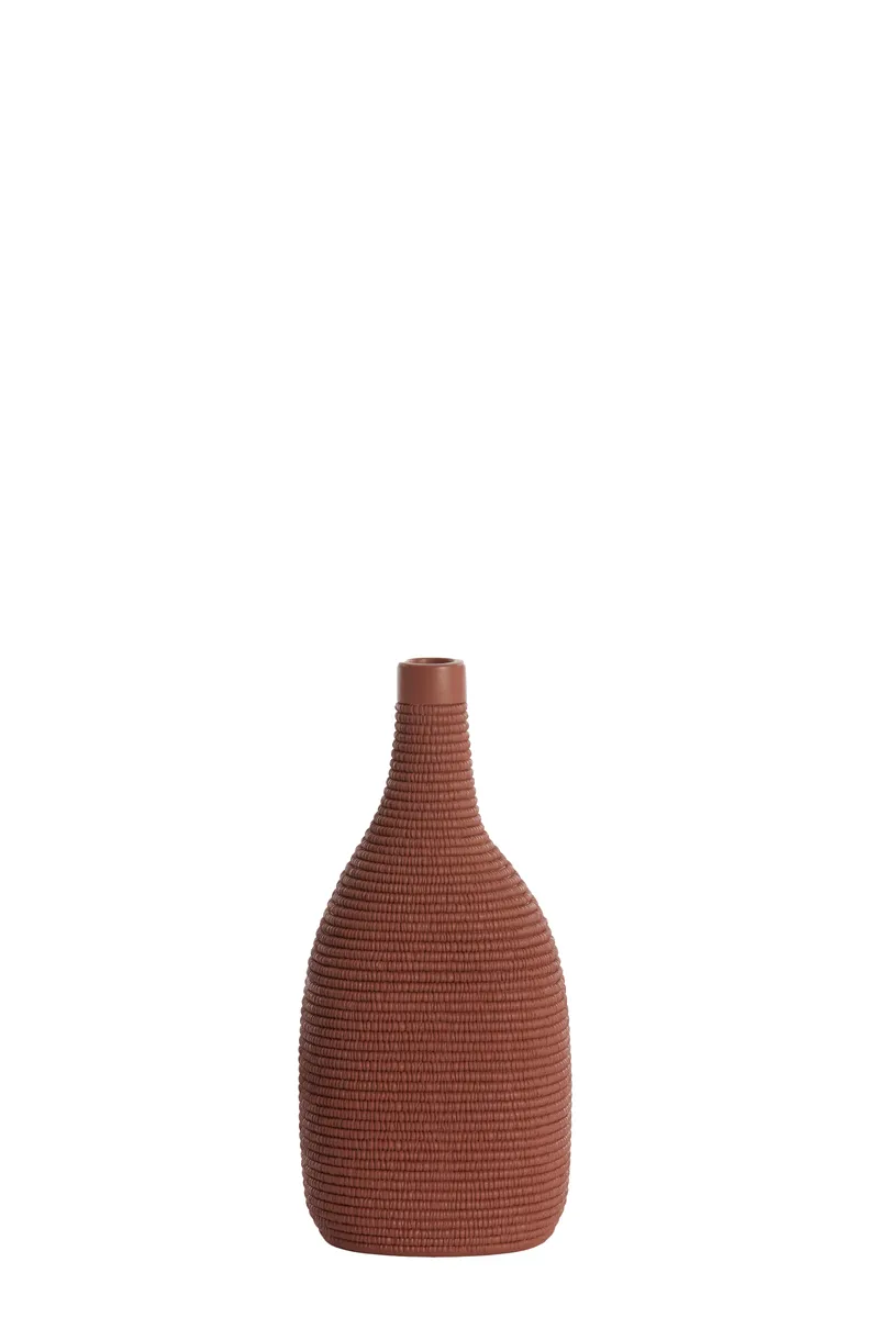 Deko-Vase - LBH ca. 16x12x33 cm, Koralle