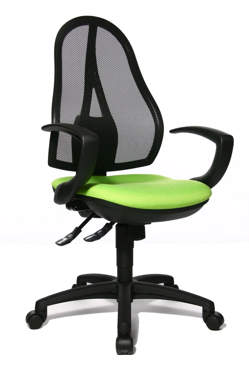 Bürodrehstuhl  - Stoff, Grün