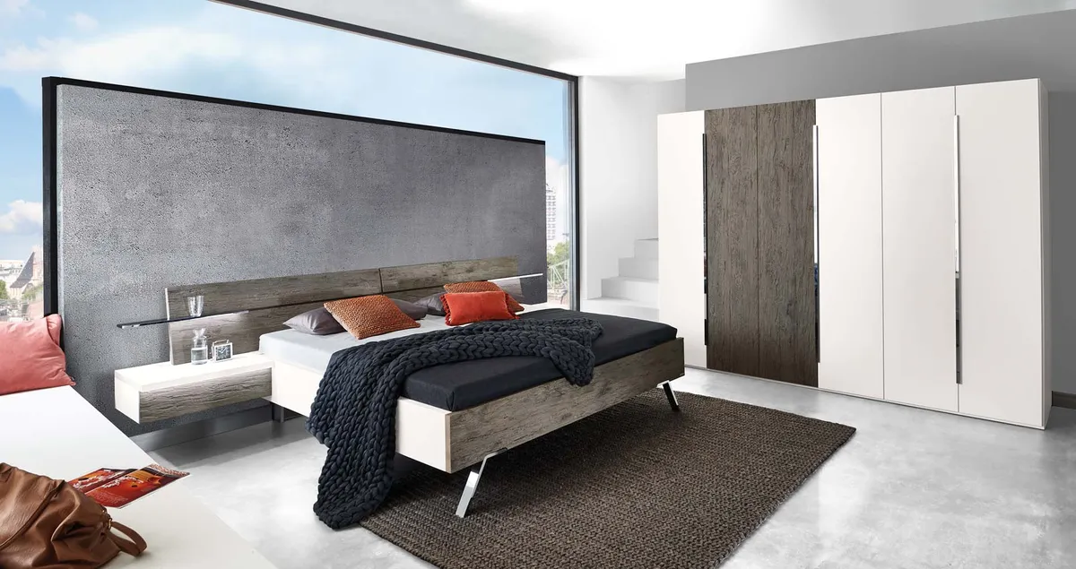 Schlafzimmer - Lack, Weiß