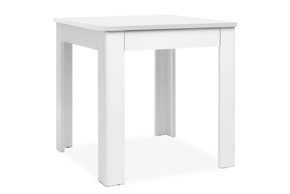 Esstisch - LB ca. 80x80 cm, Weiß