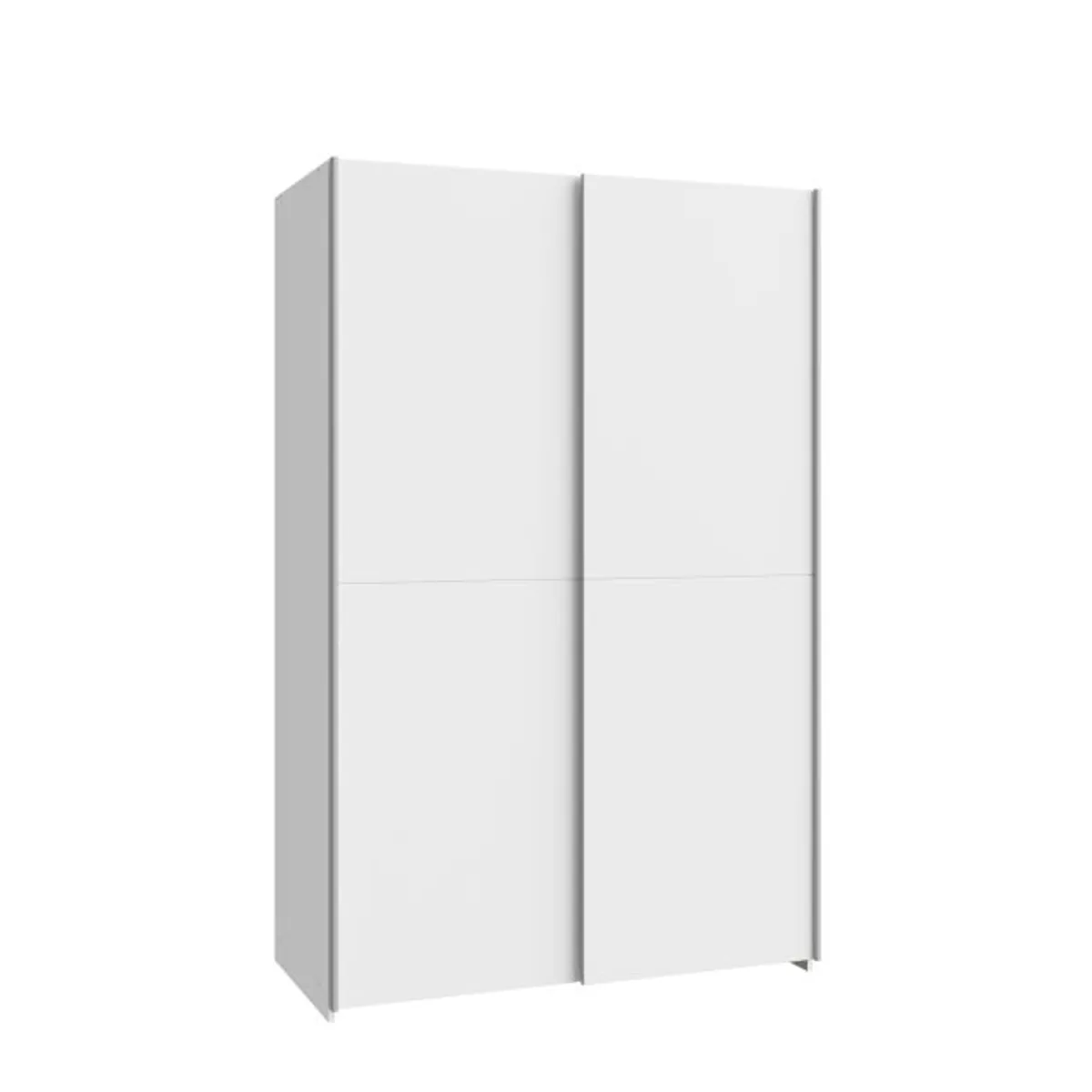 Schwebetürenschrank FREDDY- B ca. 120 cm, Weiß