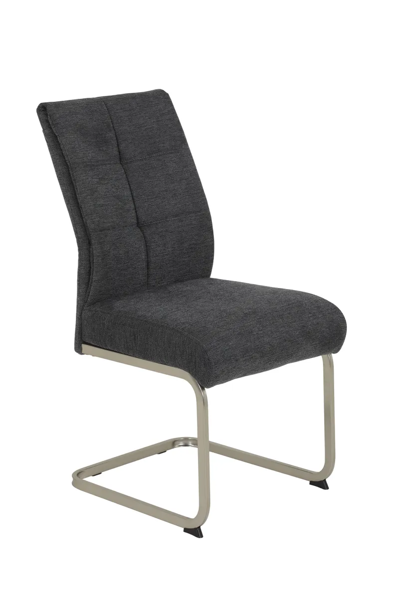 Schwingstuhl - Stoff, Anthrazit