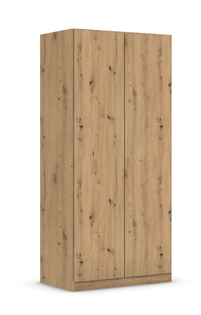 Drehtürenschrank RASA- B ca. 91 cm, Eiche Dekor