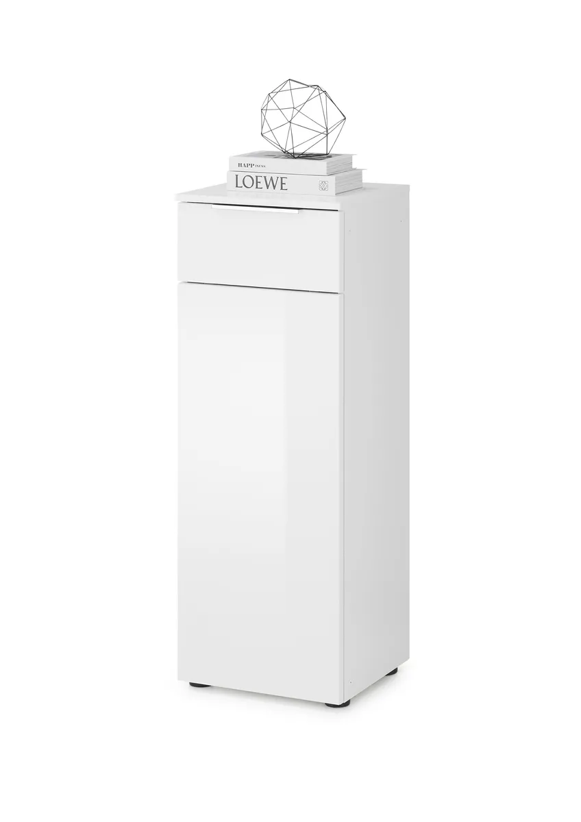 Büroschrank - B ca. 40 cm, Weiß