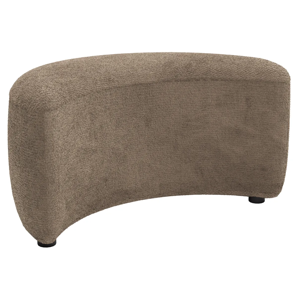 Anstellhocker Karasu - Stoff, Taupe