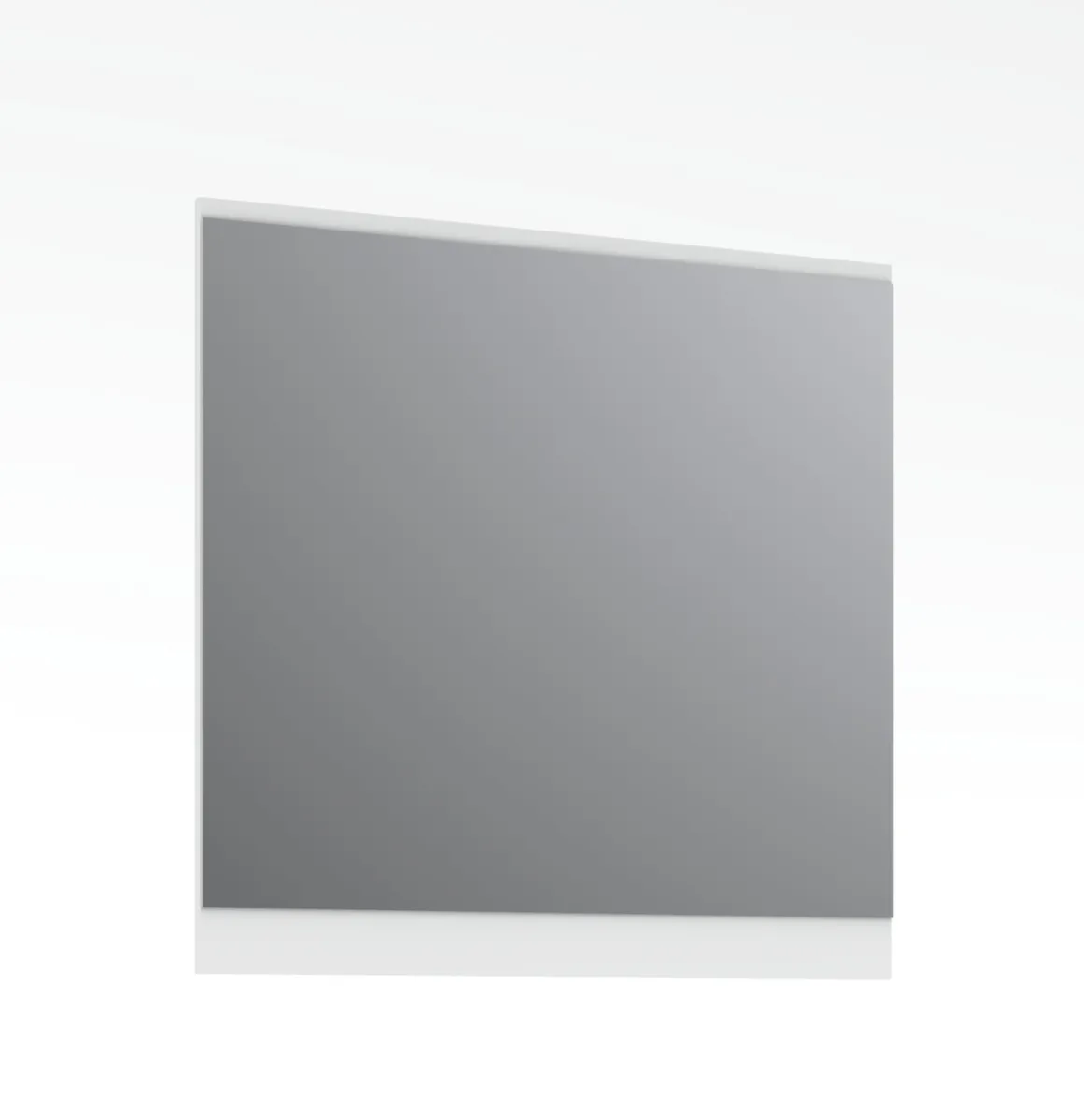 Spiegel - LB ca. 90x86 cm, Weiß