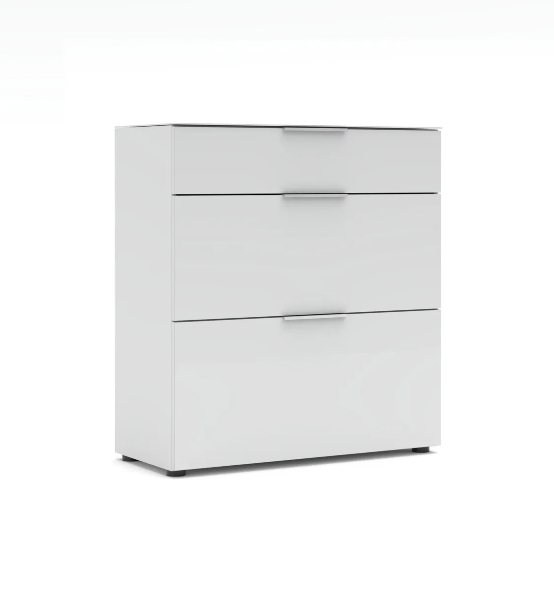 Schuhschrank - B ca. 90 cm, Weiß