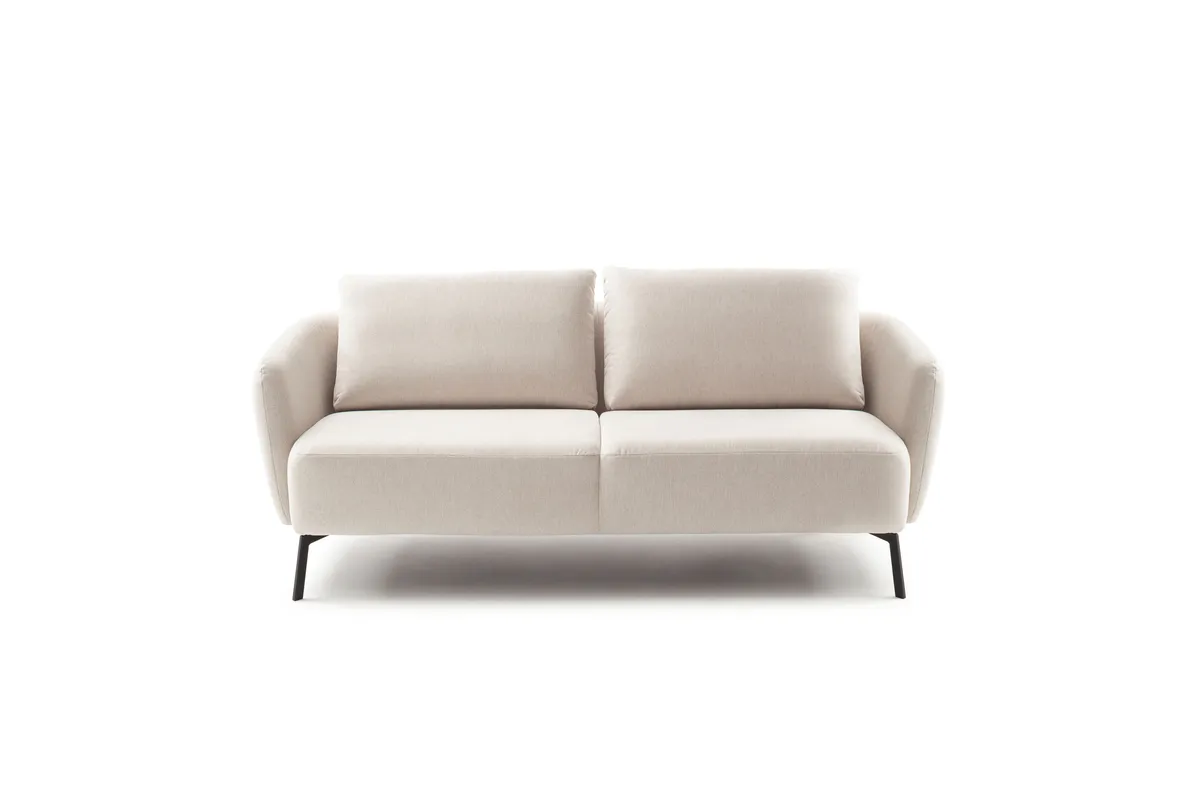 Sofa CARLLOTA - 2,5-Sitzer, Stoff, Natur