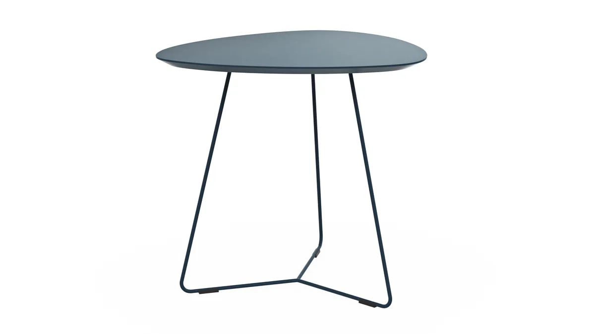 Ecktisch Fano - LBH ca. 59x50x55 cm, Fenix; Dunkelblau