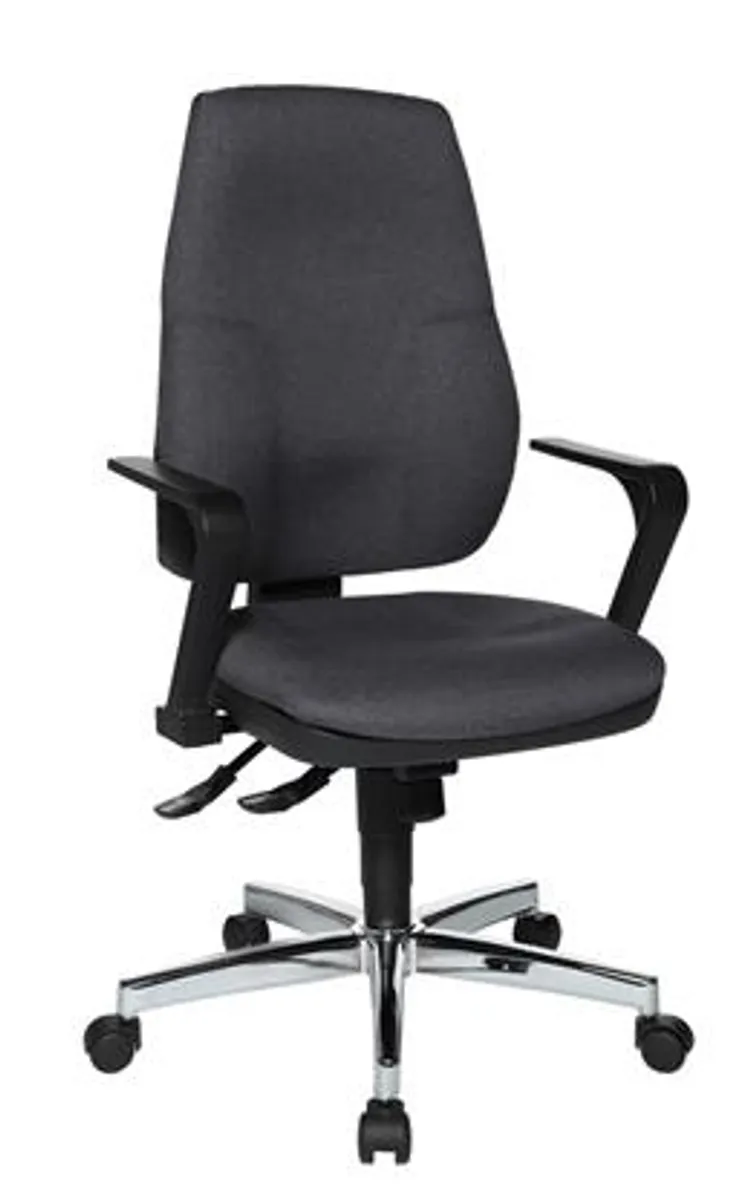 Design-Drehstuhl Ergo Work 270 - Stoff, Anthrazit