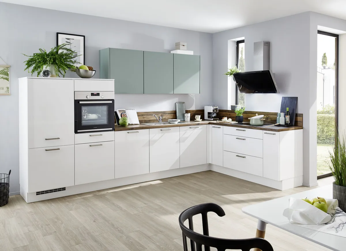 Winkelküche 33.140 10 321, Alpinweiß