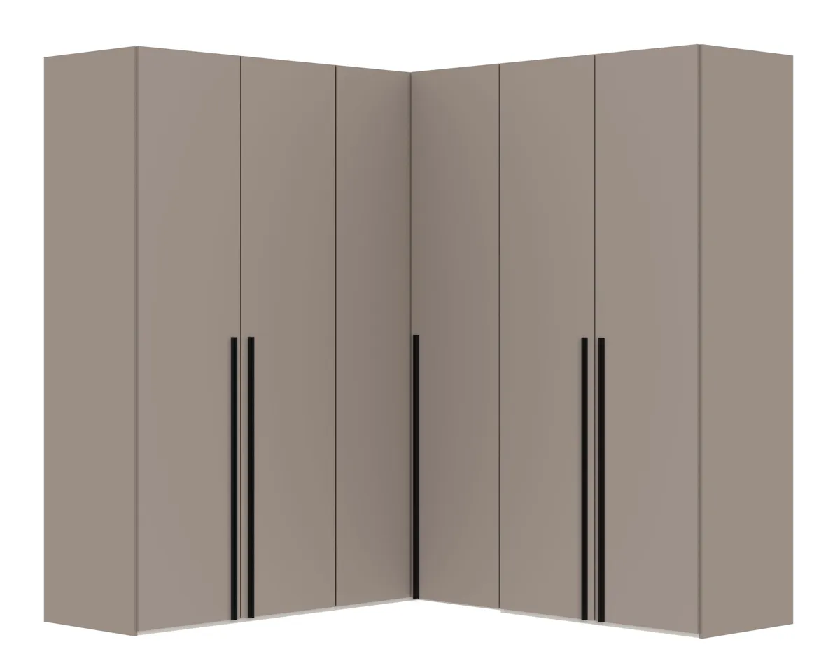 Eckschrank JOIN IT- B ca. 203 cm,  Nougat
