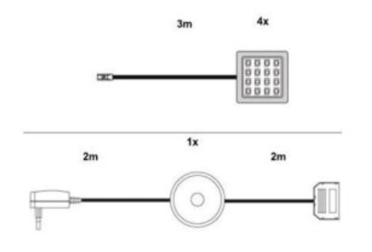 LED-Unterbauleuchte - 4er Set