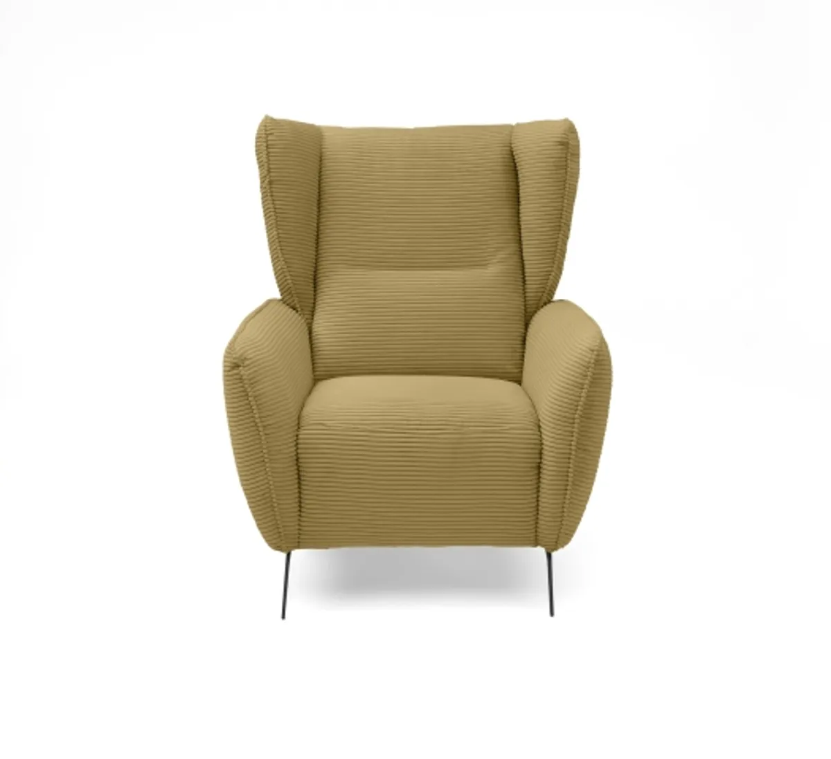 Sessel EILA - Stoff, Senfgelb