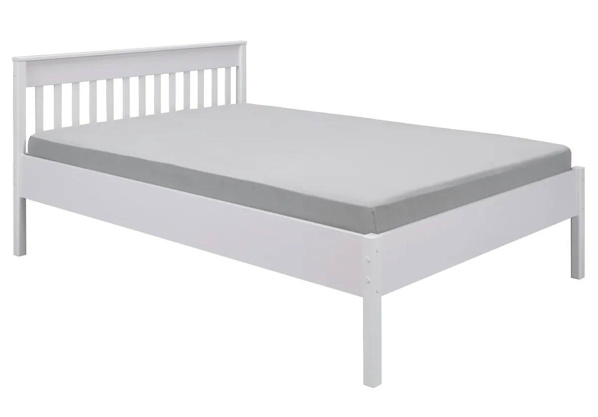 Bettgestell - Liegefläche ca. 180x200 cm, Weiß