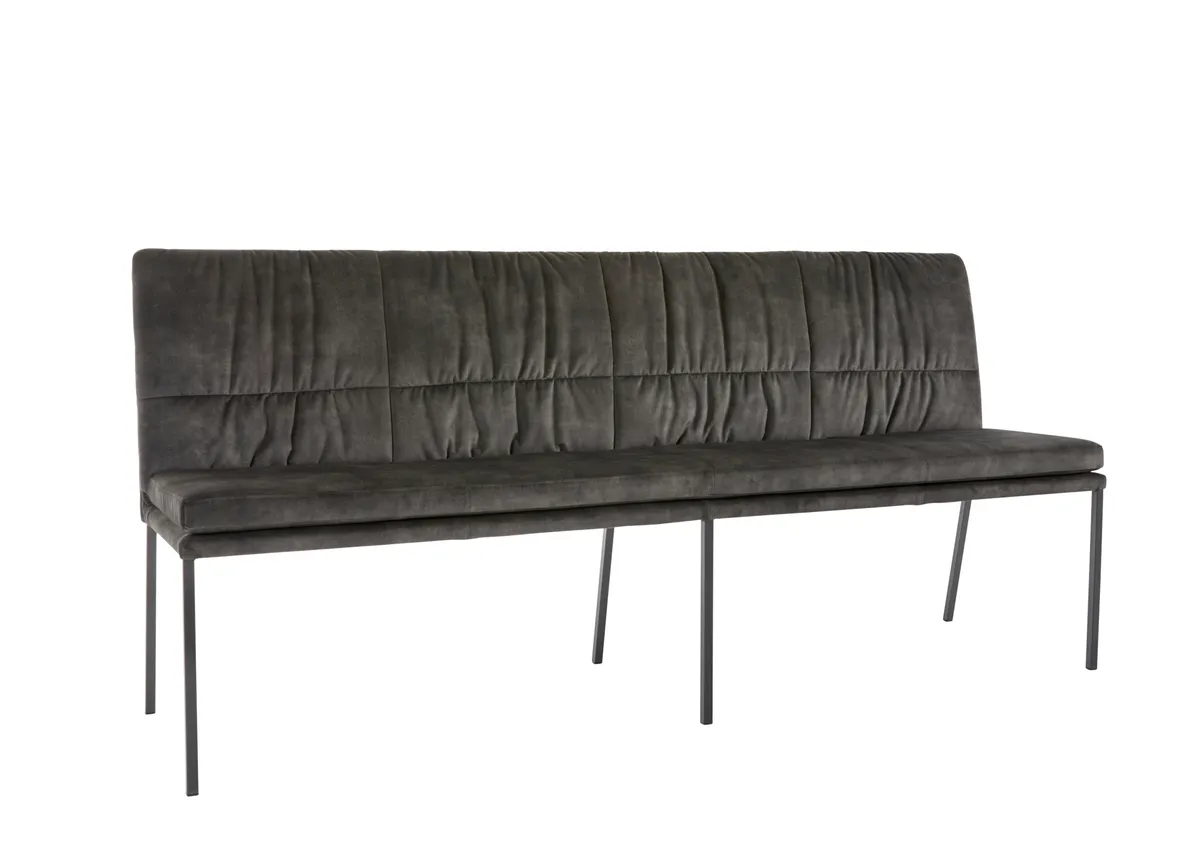 Polsterbank Saragossa Soft - Breite ca. 200 cm, Stoff, Olive
