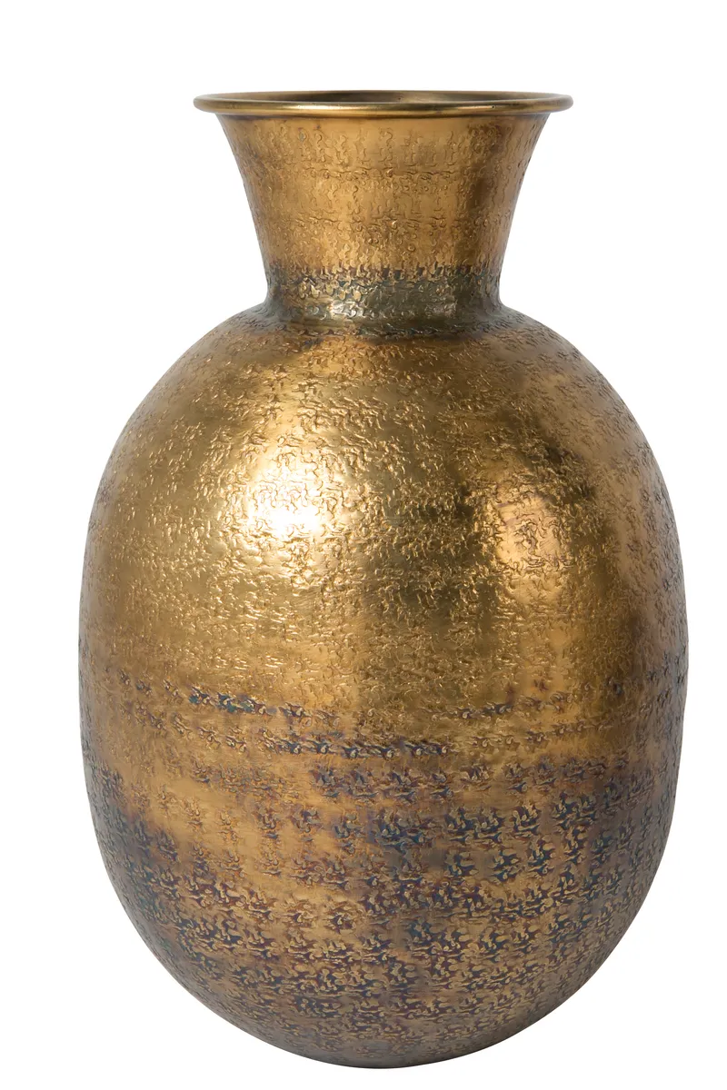 Deko-Vase - ØH ca. 24x38 cm, Messingfarben
