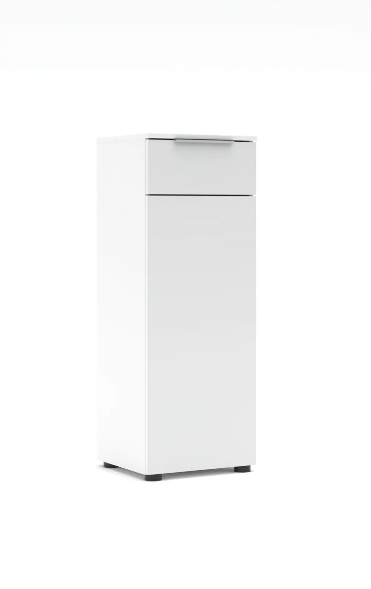 Büroschrank - B ca. 40 cm, Weiß