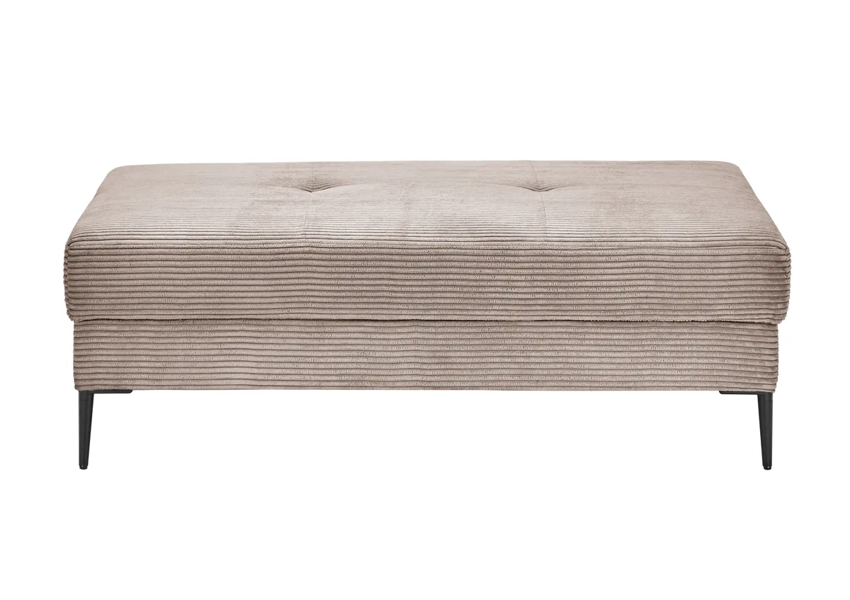 Hocker - Stoff, Rosa