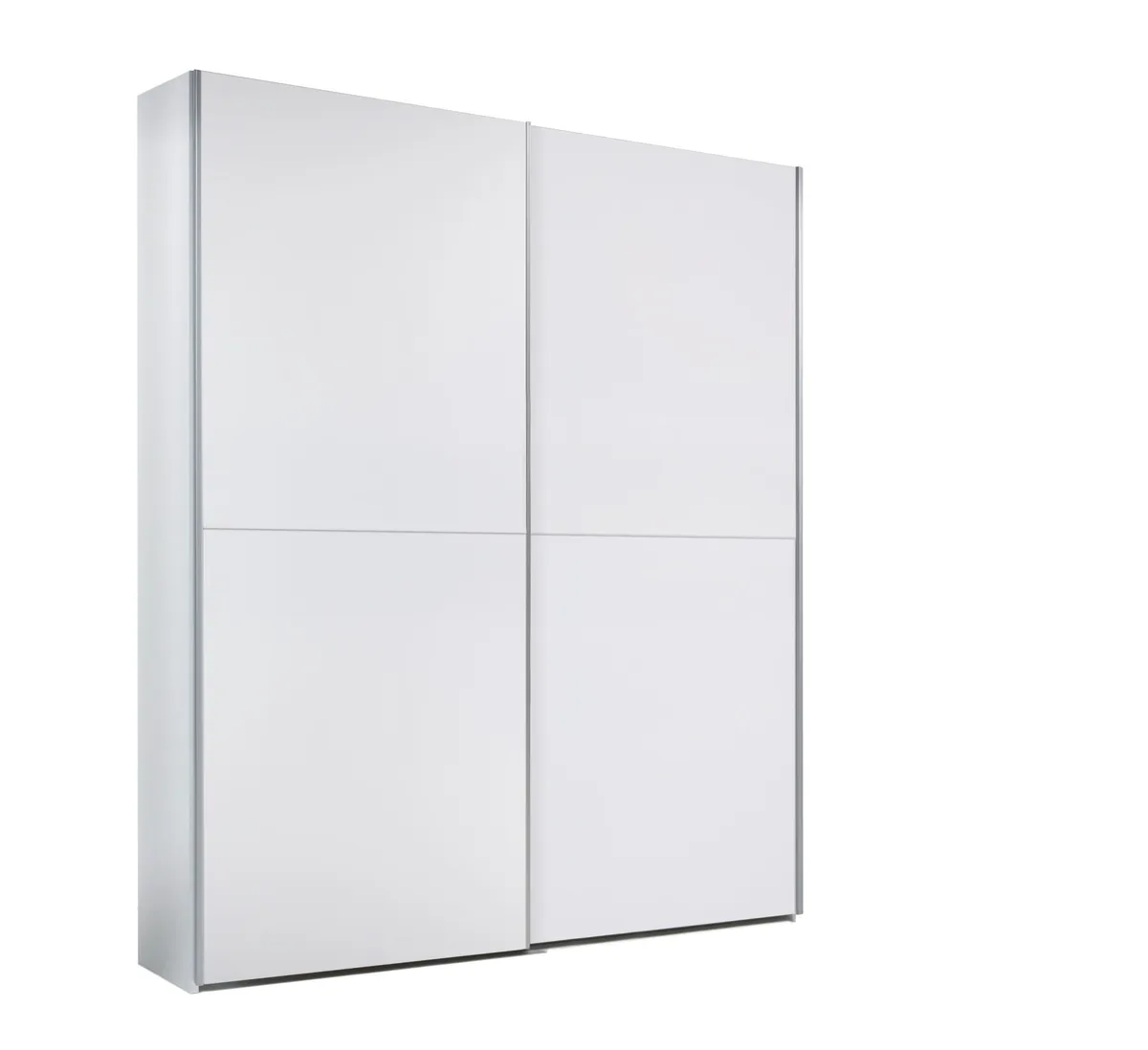 Schwebetürenschrank- B ca. 170 cm, Weiß