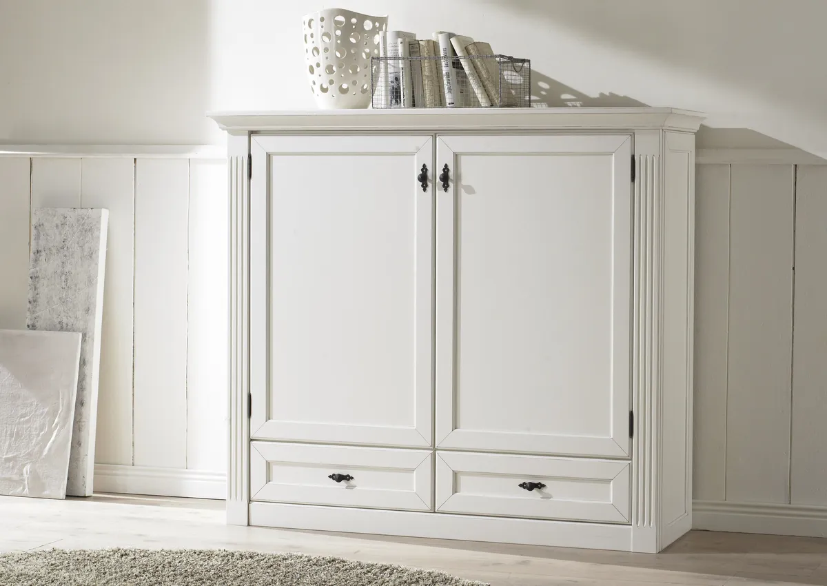 TV - Schrank - Lack, weiß