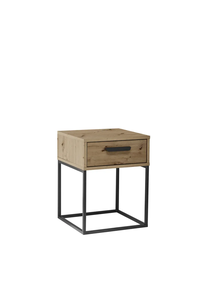 Nachtkonsole- Eiche Dekor