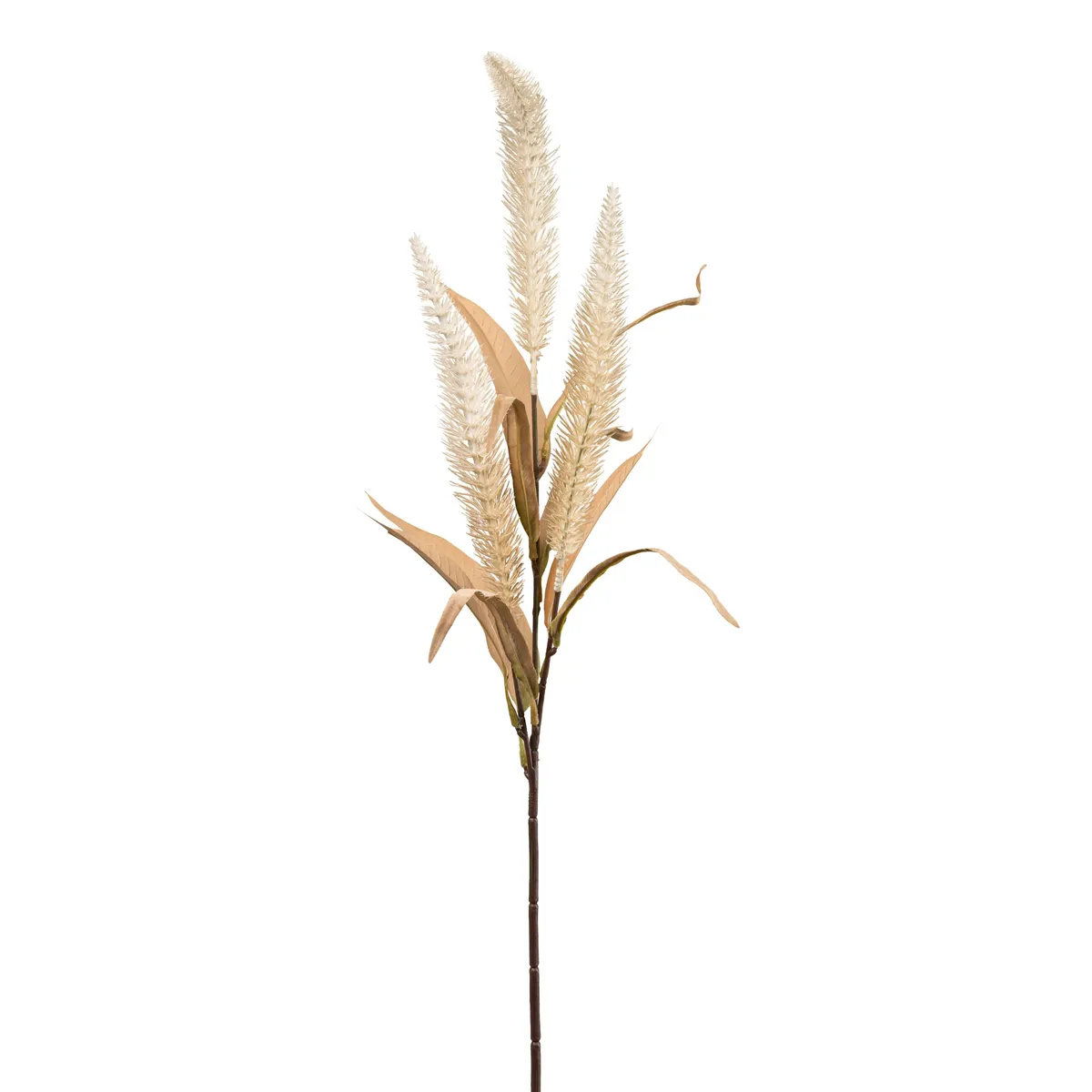 Deko-Graszweig - L ca. 70 cm, Creme