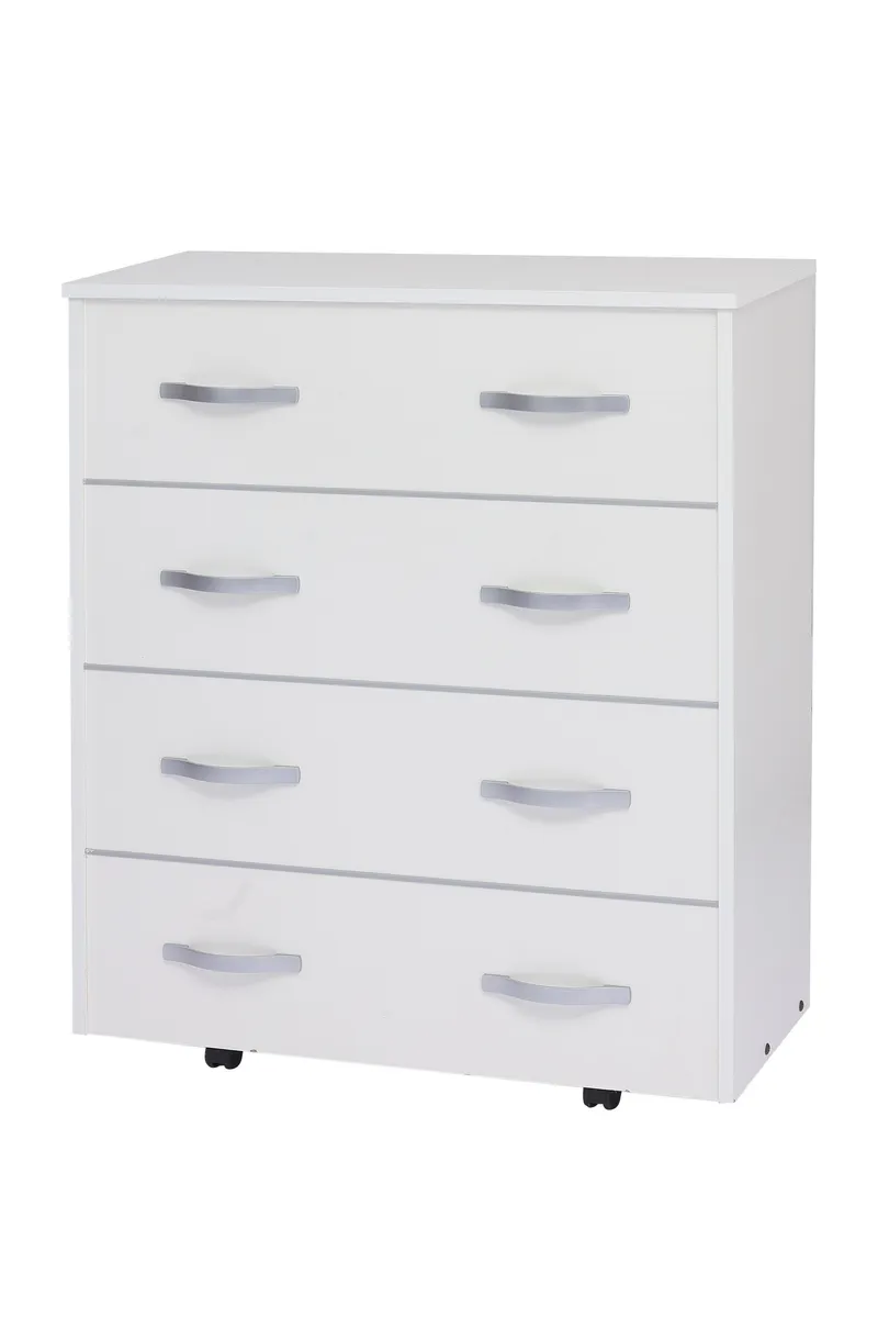 Verwandlungsklappbett mit Schrank - Liegefläche ca. 80x190 cm, Blau, Alufarben