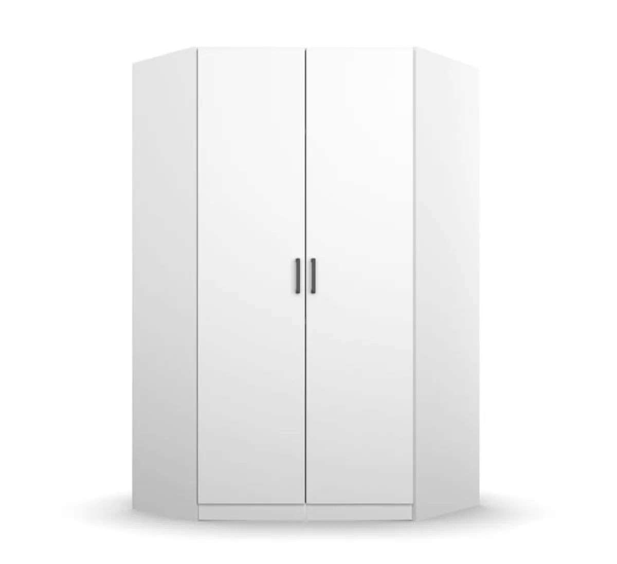 Eckschrank RHONDA- B ca. 117 cm, Weiß