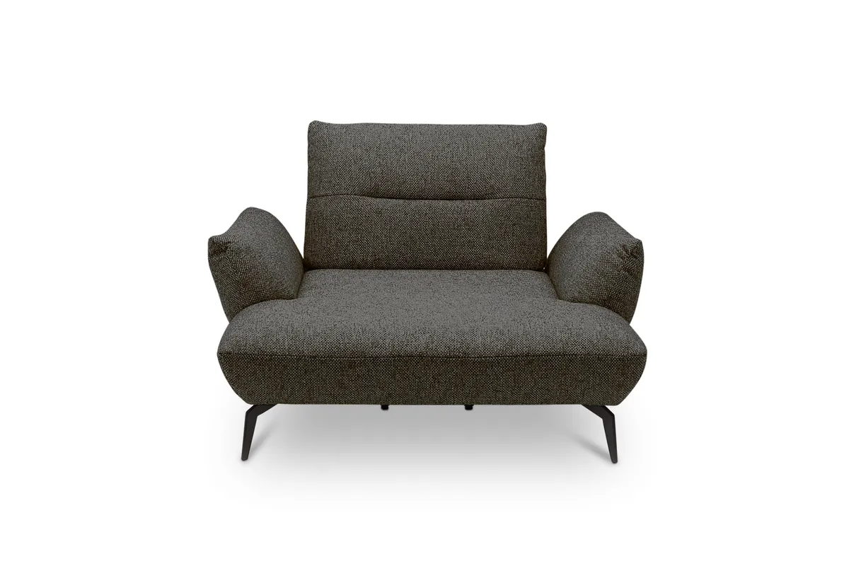 Sessel PAYTON - Loveseat, Stoff, Braun